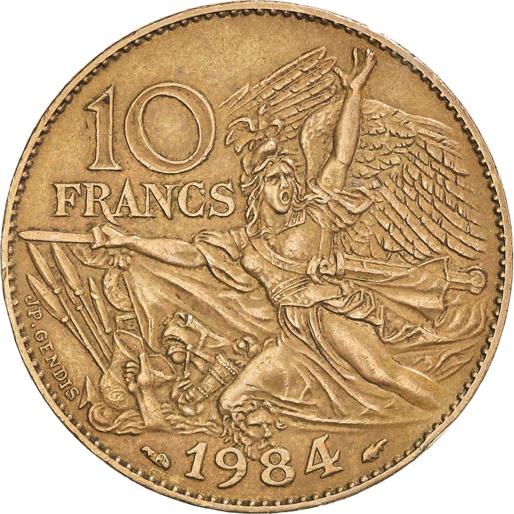 French Coin 10 Francs | François Rude | KM954 | France | 1984