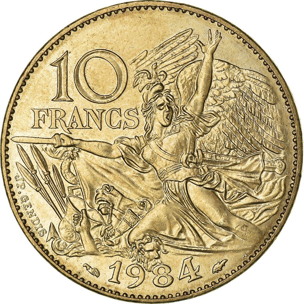 French Coin 10 Francs | François Rude | KM954 | France | 1984