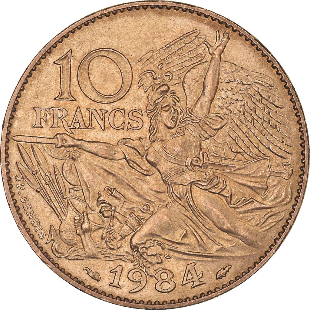 French Coin 10 Francs | François Rude | KM954 | France | 1984