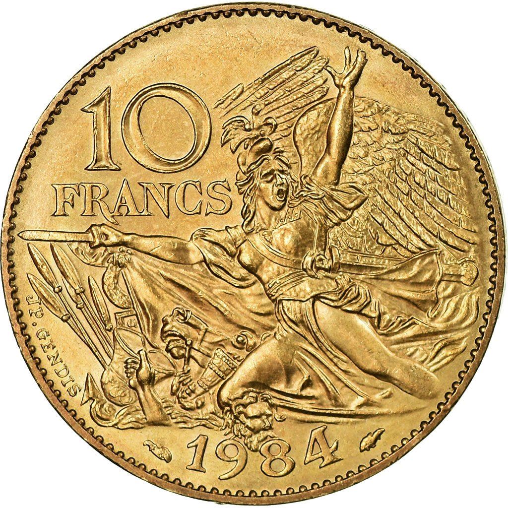 French Coin 10 Francs | François Rude | KM954 | France | 1984