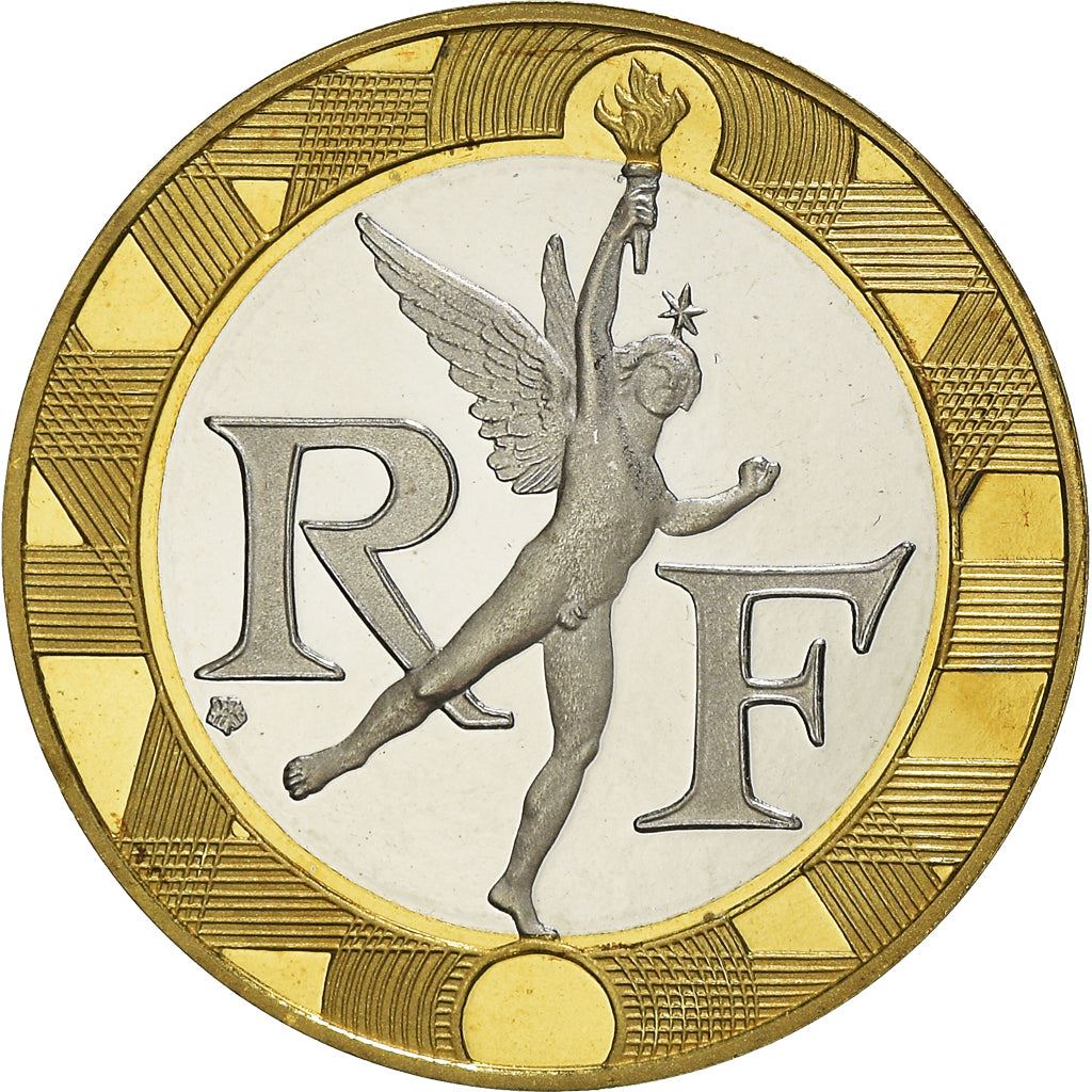 French Coin 10 Francs | Génie de la Liberté | KM964.1 | France | 1988 - 2001