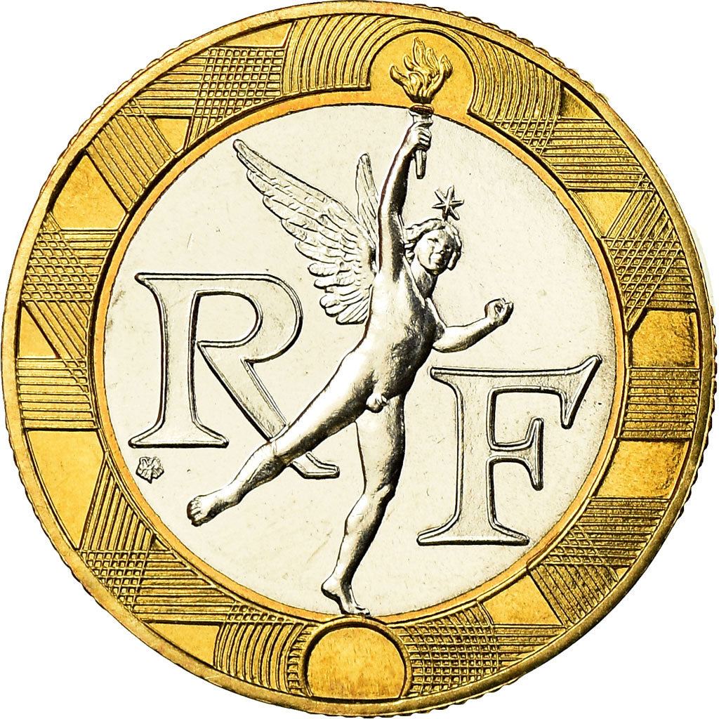 French Coin 10 Francs | Génie de la Liberté | KM964.1 | France | 1988 - 2001