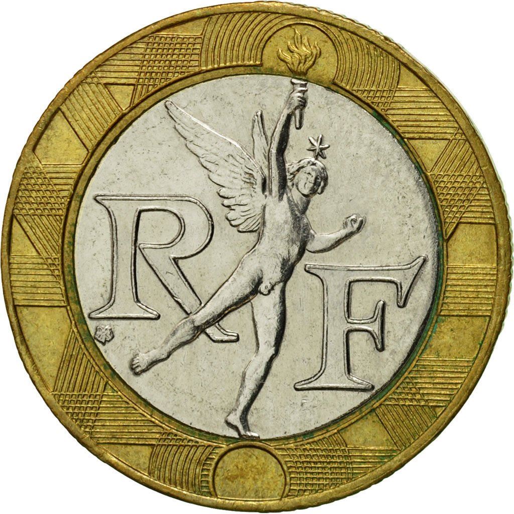 French Coin 10 Francs | Génie de la Liberté | KM964.1 | France | 1988 - 2001