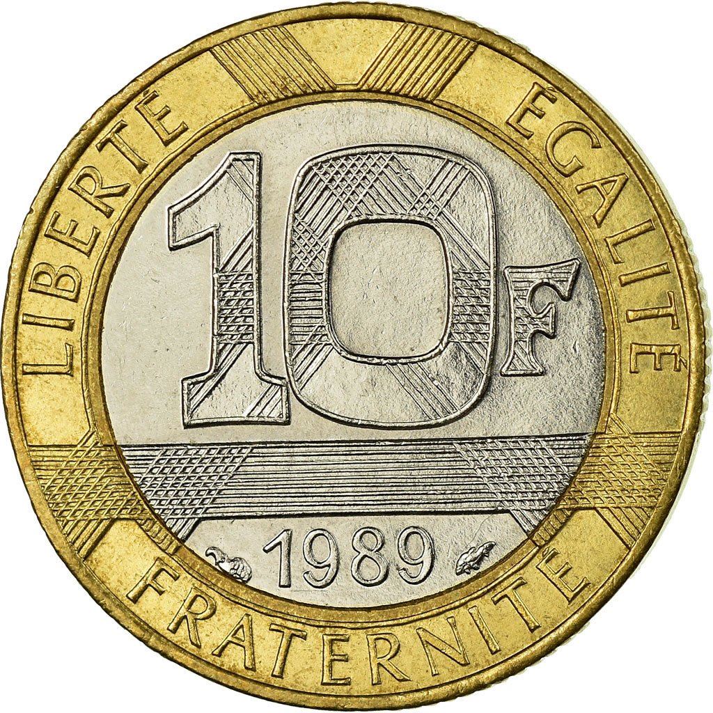 French Coin 10 Francs | Génie de la Liberté | KM964.1 | France | 1988 - 2001