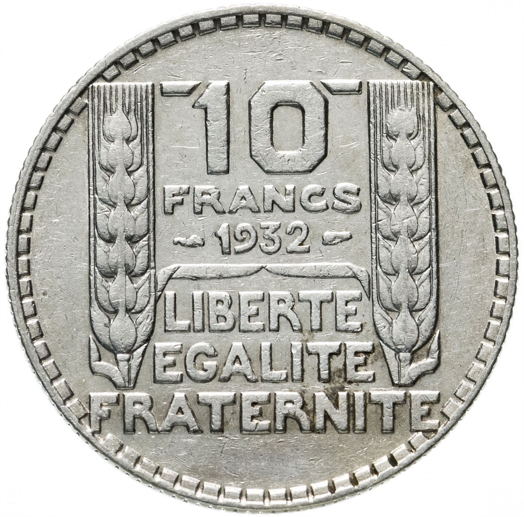 French Coin 10 Francs | KM878 | France | Silver | 1929 - 1939