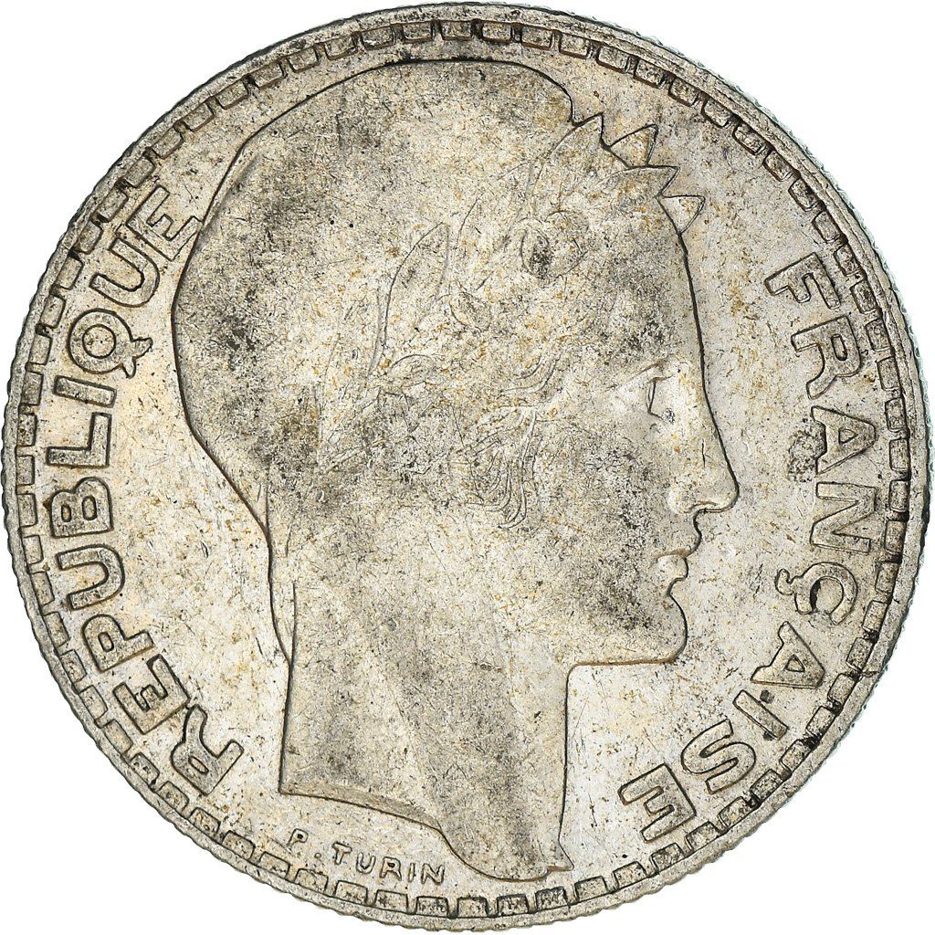 French Coin 10 Francs | KM878 | France | Silver | 1929 - 1939