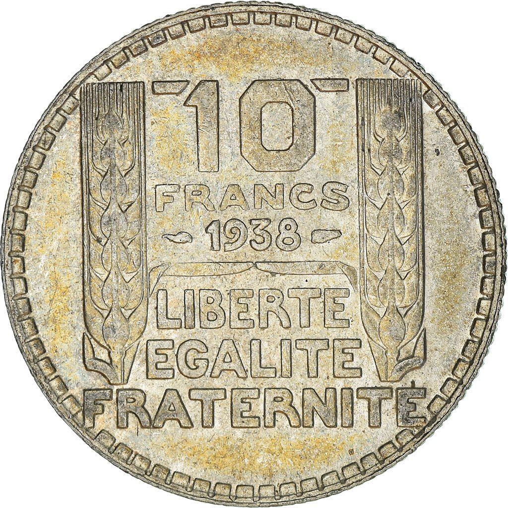 French Coin 10 Francs | KM878 | France | Silver | 1929 - 1939