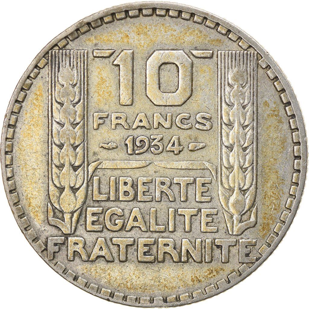 French Coin 10 Francs | KM878 | France | Silver | 1929 - 1939