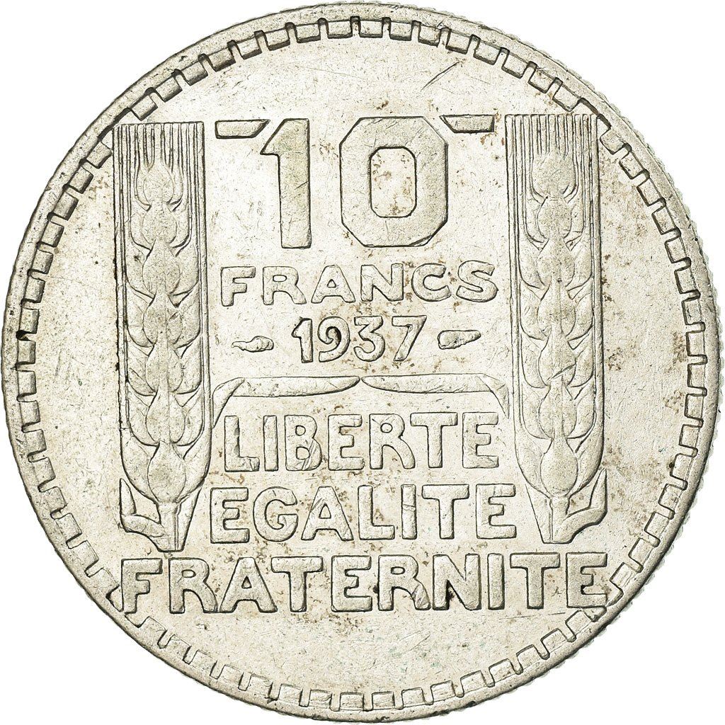 French Coin 10 Francs | KM878 | France | Silver | 1929 - 1939