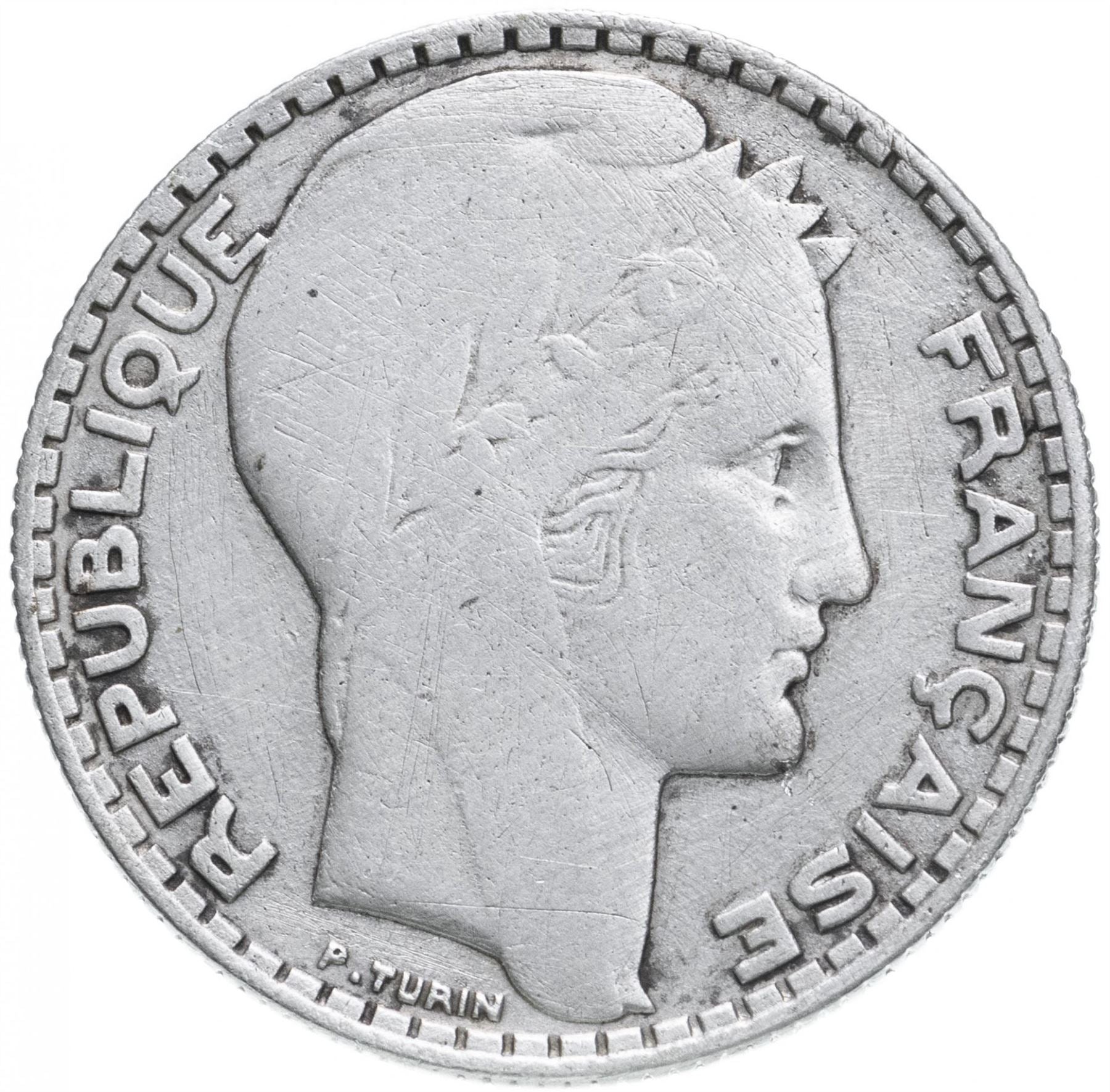 French Coin 10 Francs | KM878 | France | Silver | 1929 - 1939