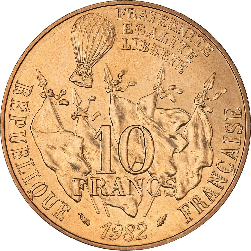 French Coin 10 Francs | Leon Gambetta | KM950 | France | 1982