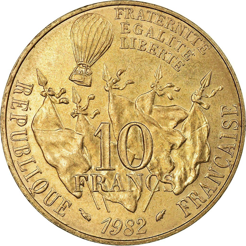 French Coin 10 Francs | Leon Gambetta | KM950 | France | 1982