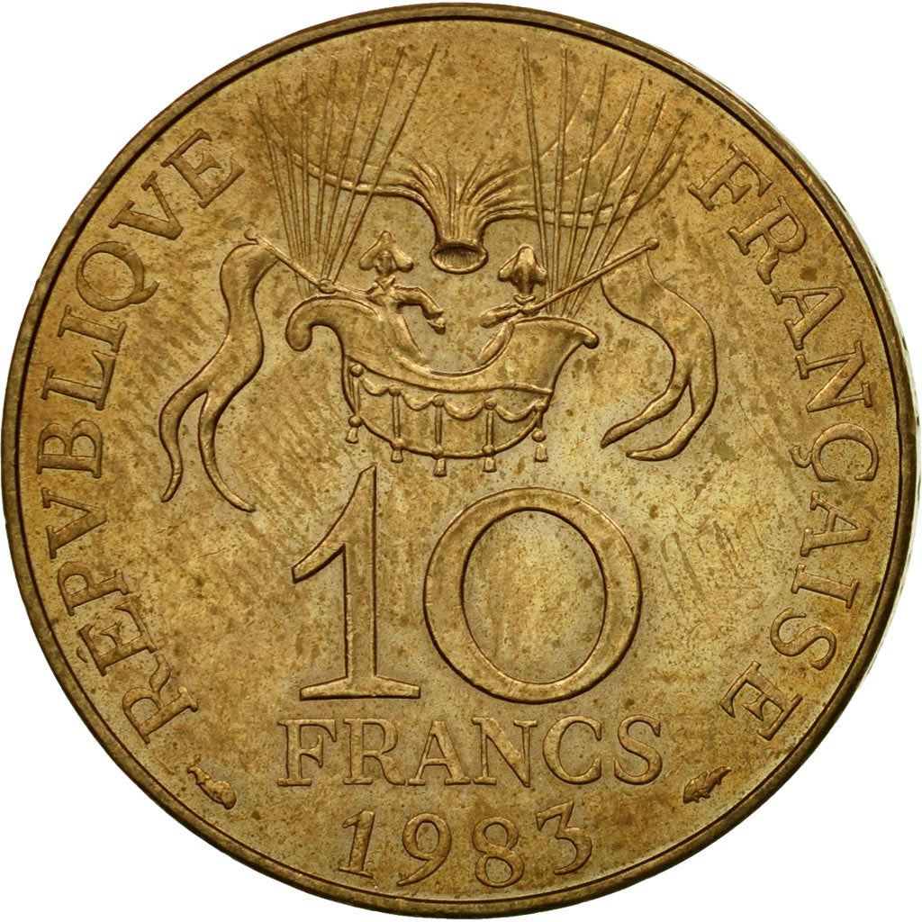 French Coin 10 Francs | Space Conquest | KM952 | France | 1983