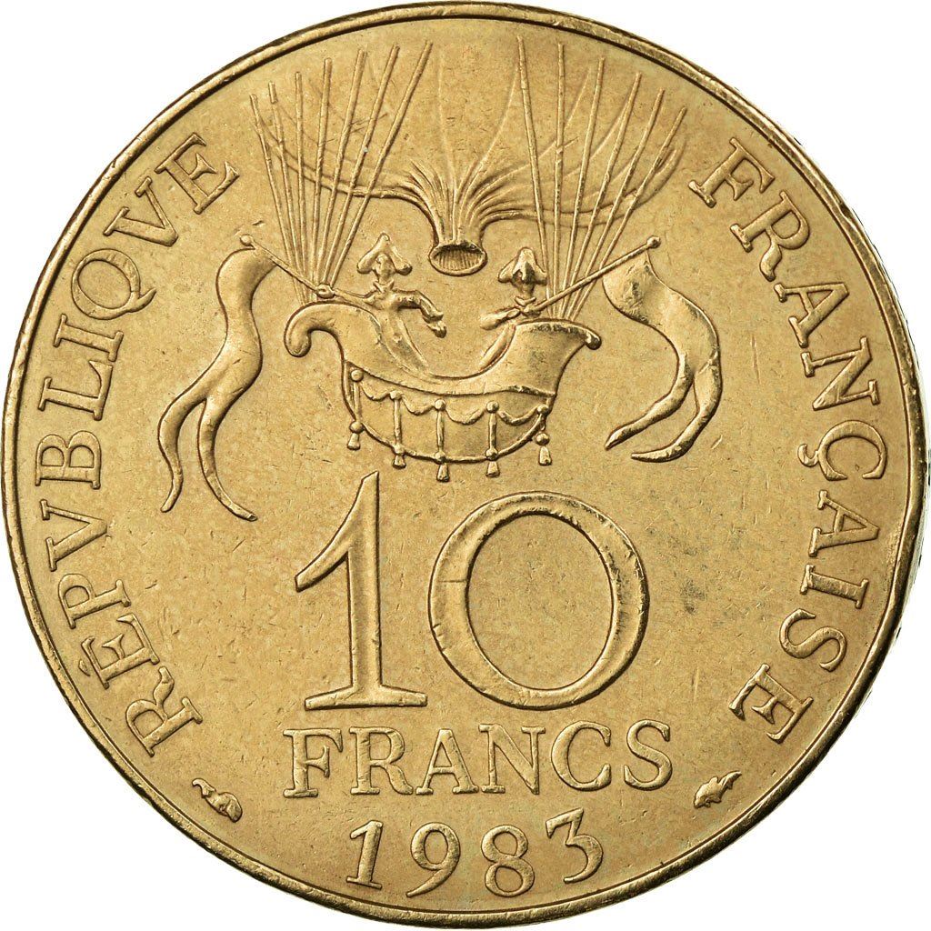 French Coin 10 Francs | Space Conquest | KM952 | France | 1983