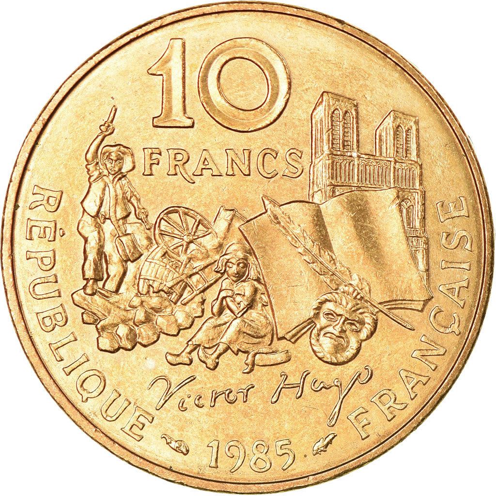 French Coin 10 Francs | Victor Hugo | KM956 | France | 1985