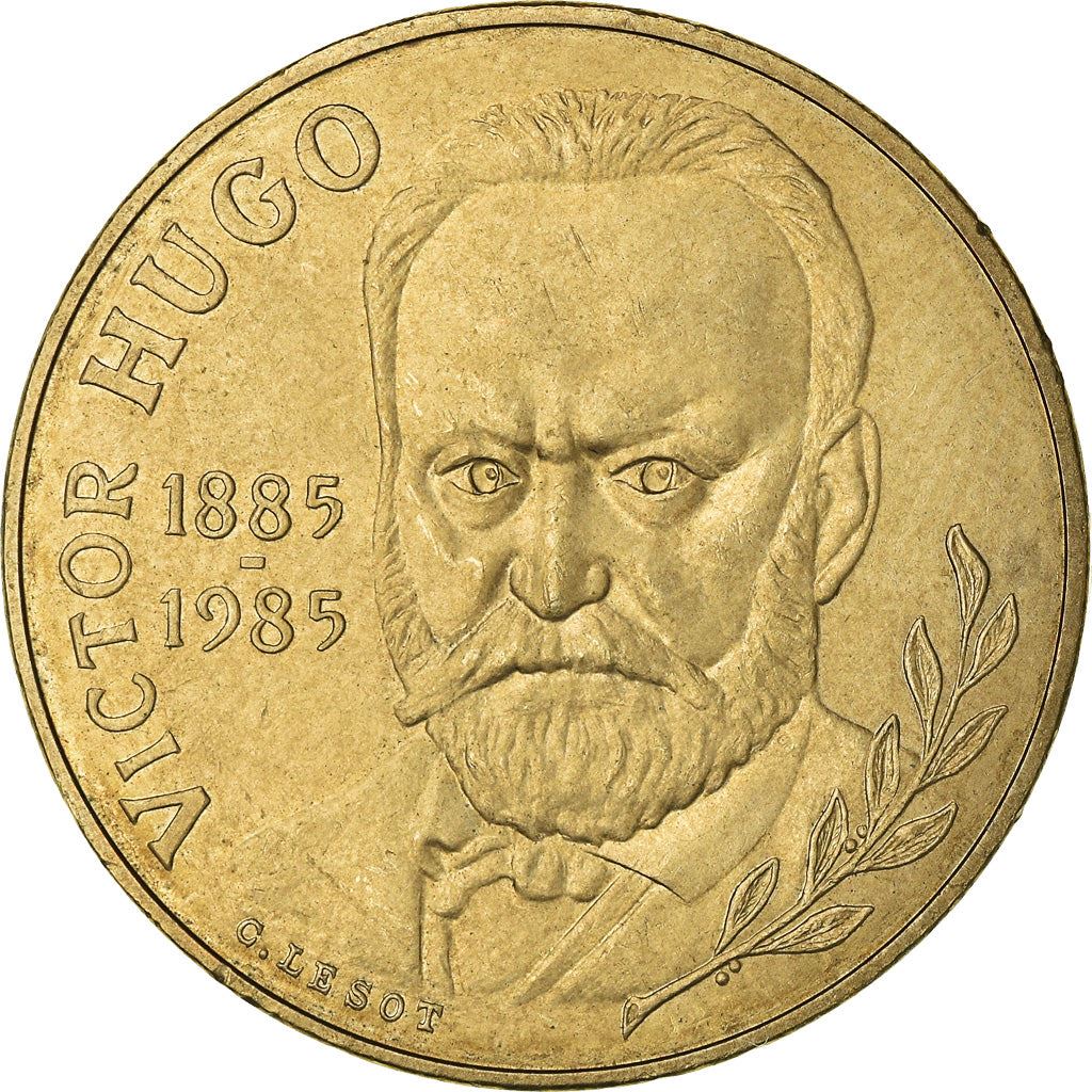 French Coin 10 Francs | Victor Hugo | KM956 | France | 1985