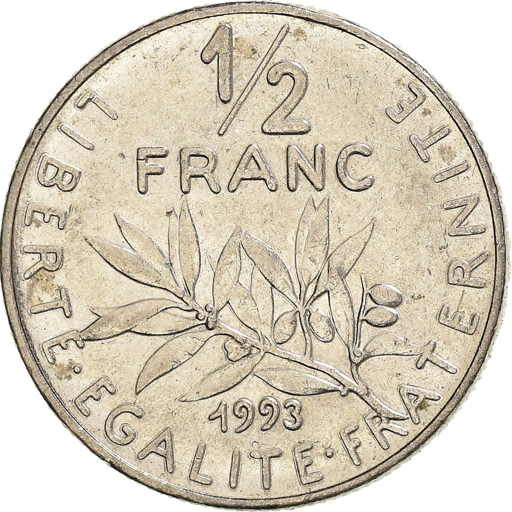 French Coin ½ Franc | signature O. Roty | KM931.1 | France | 1964 - 2001