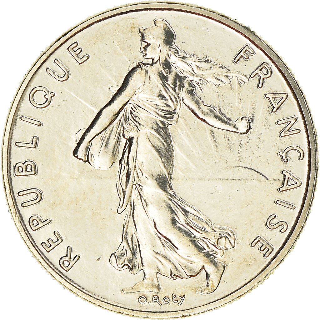 French Coin ½ Franc | signature O. Roty | KM931.1 | France | 1964 - 2001