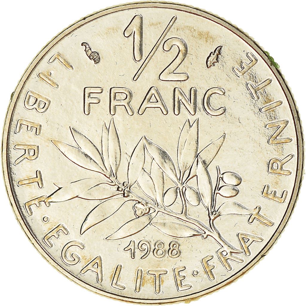 French Coin ½ Franc | signature O. Roty | KM931.1 | France | 1964 - 2001