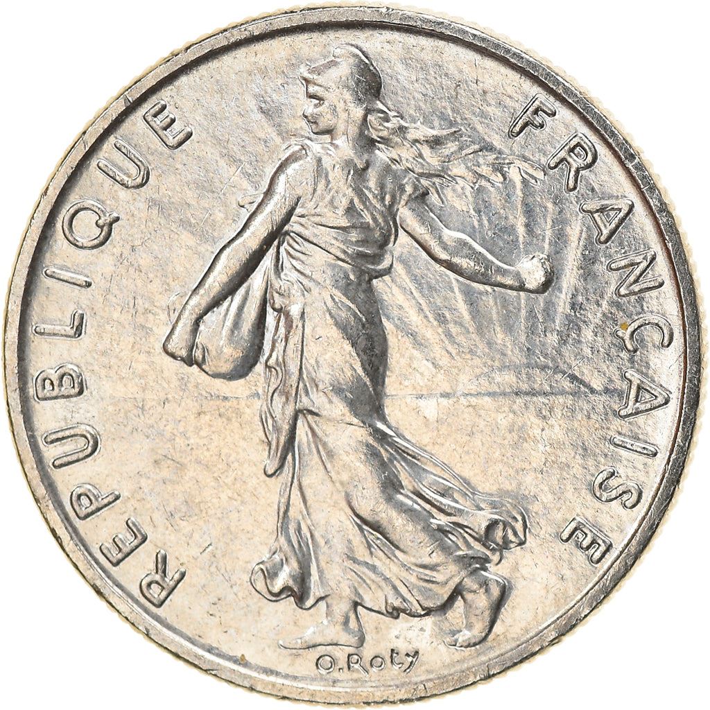 French Coin ½ Franc | signature O. Roty | KM931.1 | France | 1964 - 2001