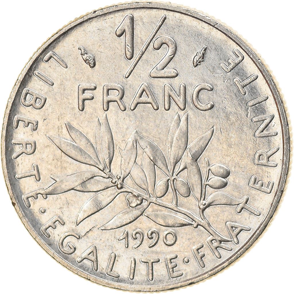 French Coin ½ Franc | signature O. Roty | KM931.1 | France | 1964 - 2001