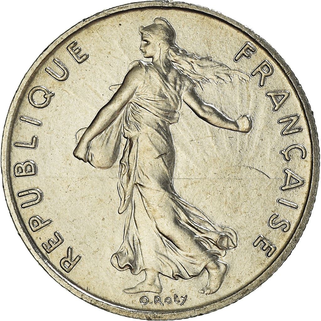 French Coin ½ Franc | signature O. Roty | KM931.1 | France | 1964 - 2001