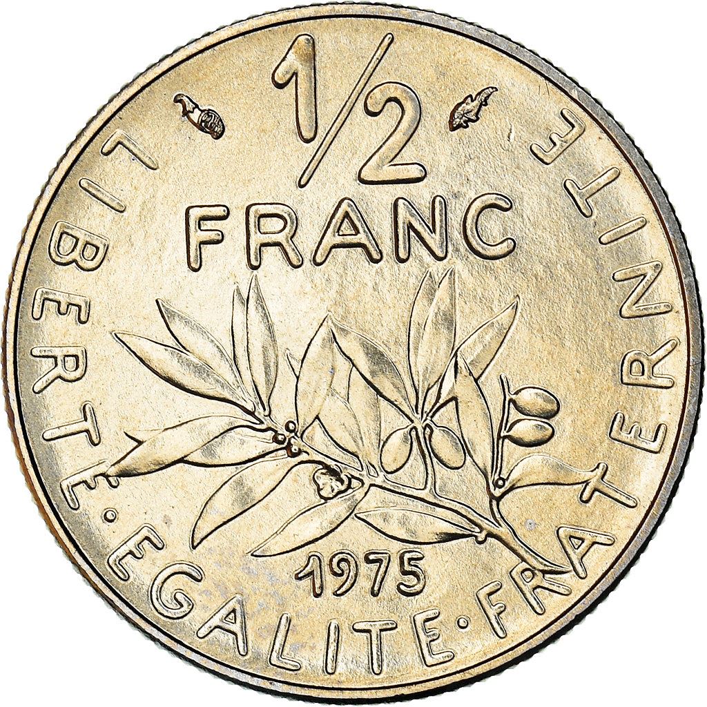 French Coin ½ Franc | signature O. Roty | KM931.1 | France | 1964 - 2001