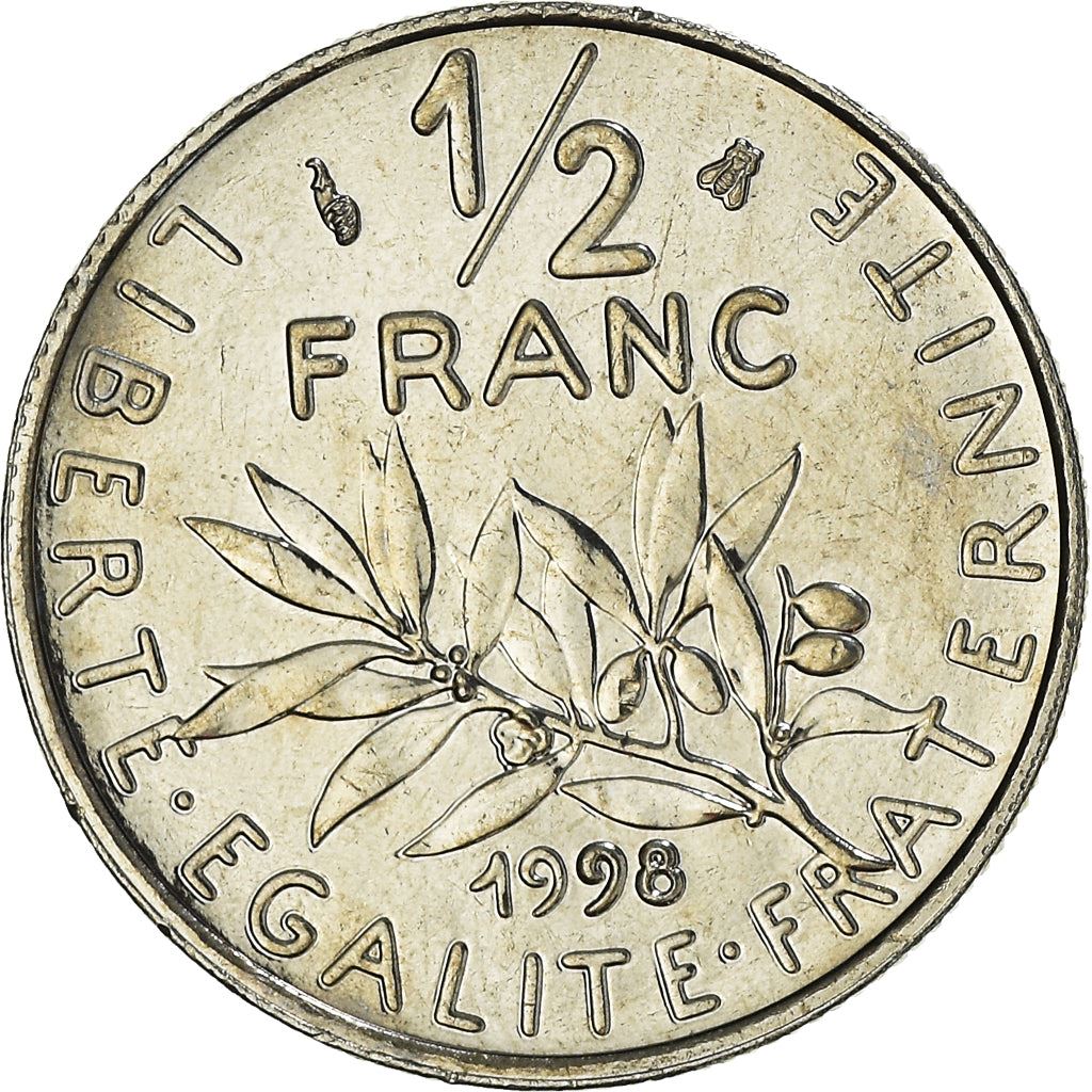 French Coin ½ Franc | signature O. Roty | KM931.1 | France | 1964 - 2001