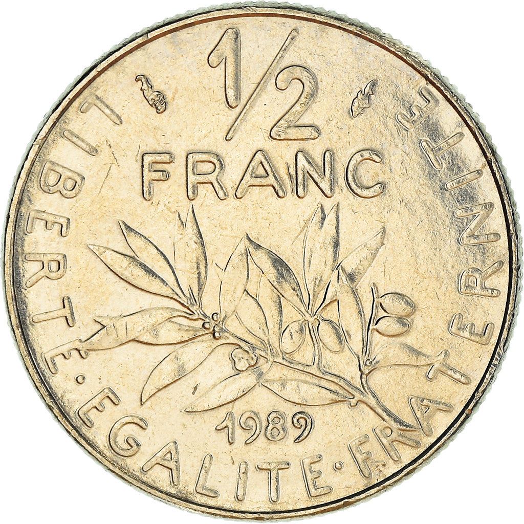 French Coin ½ Franc | signature O. Roty | KM931.1 | France | 1964 - 2001