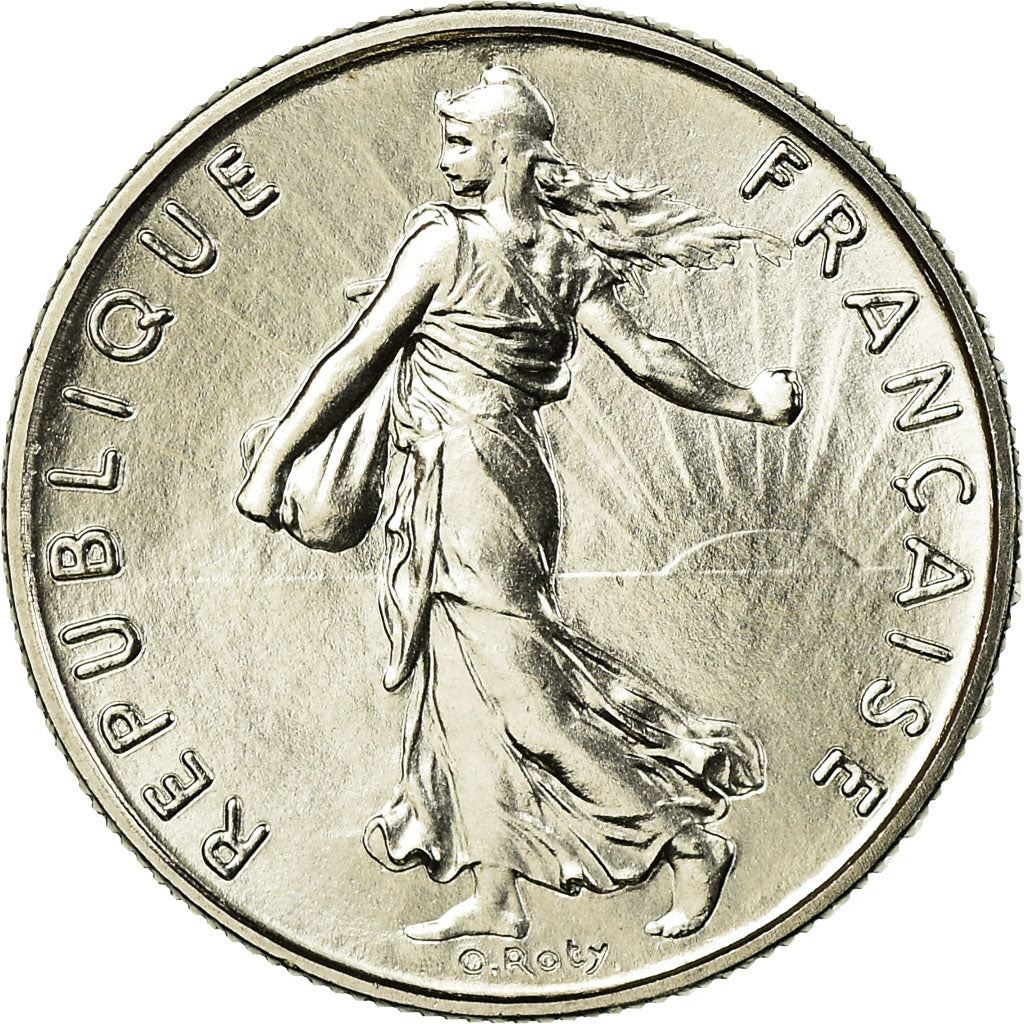 French Coin ½ Franc | signature O. Roty | KM931.1 | France | 1964 - 2001