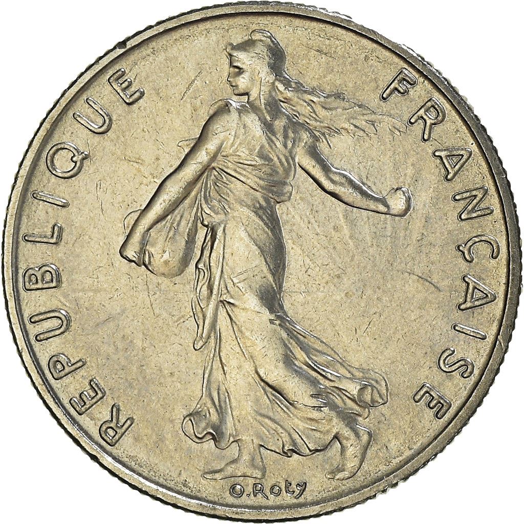 French Coin ½ Franc | signature O. Roty | KM931.1 | France | 1964 - 2001