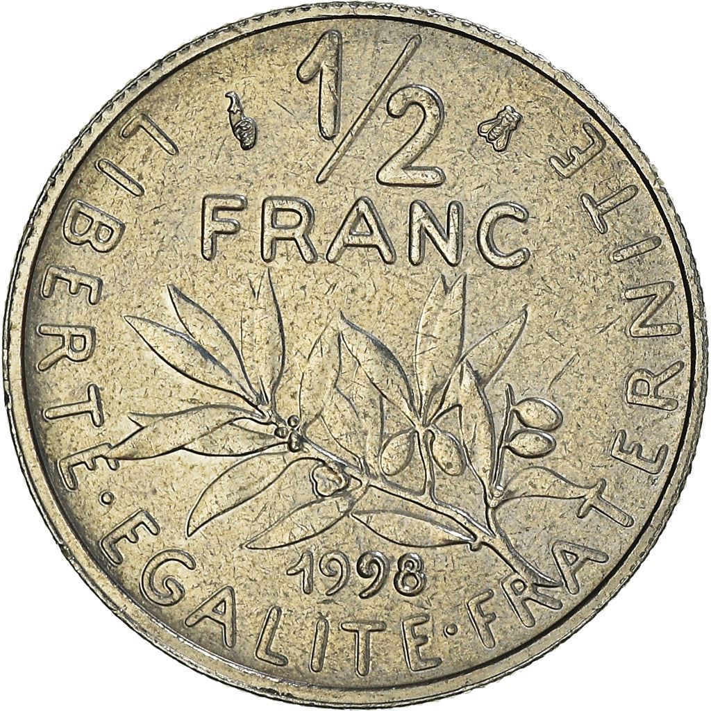 French Coin ½ Franc | signature O. Roty | KM931.1 | France | 1964 - 2001