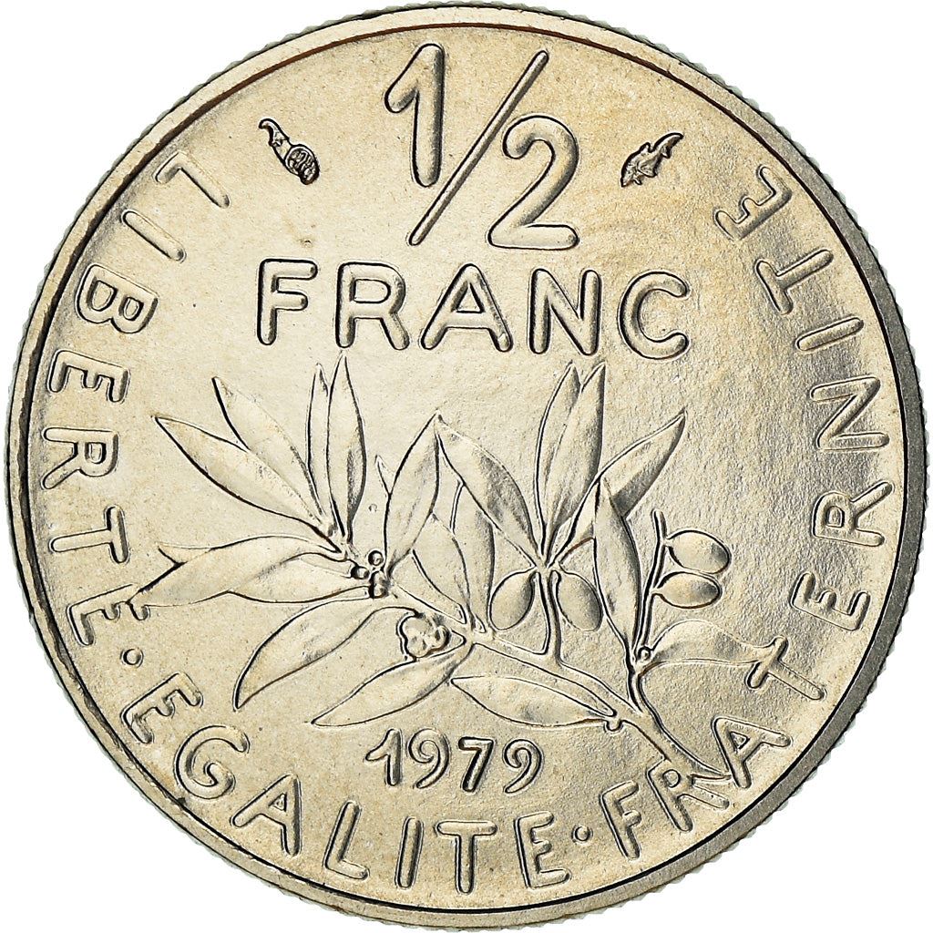 French Coin ½ Franc | signature O. Roty | KM931.1 | France | 1964 - 2001