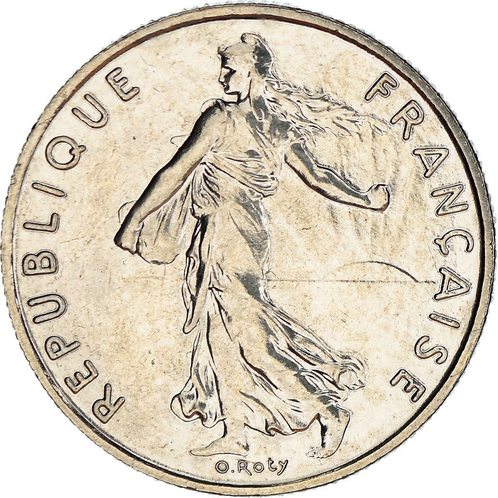 French Coin ½ Franc | signature O. Roty | KM931.1 | France | 1964 - 2001