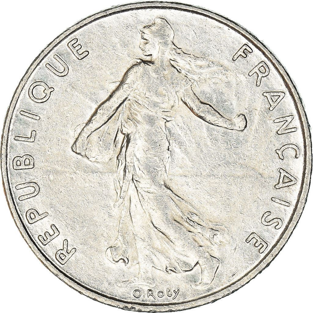 French Coin ½ Franc | signature O. Roty | KM931.1 | France | 1964 - 2001