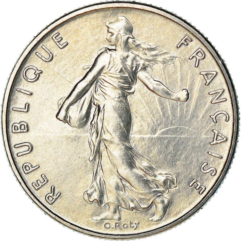 French Coin ½ Franc | signature O. Roty | KM931.1 | France | 1964 - 2001