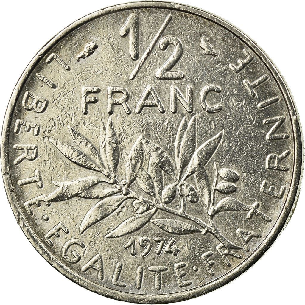 French Coin ½ Franc | signature O. Roty | KM931.1 | France | 1964 - 2001