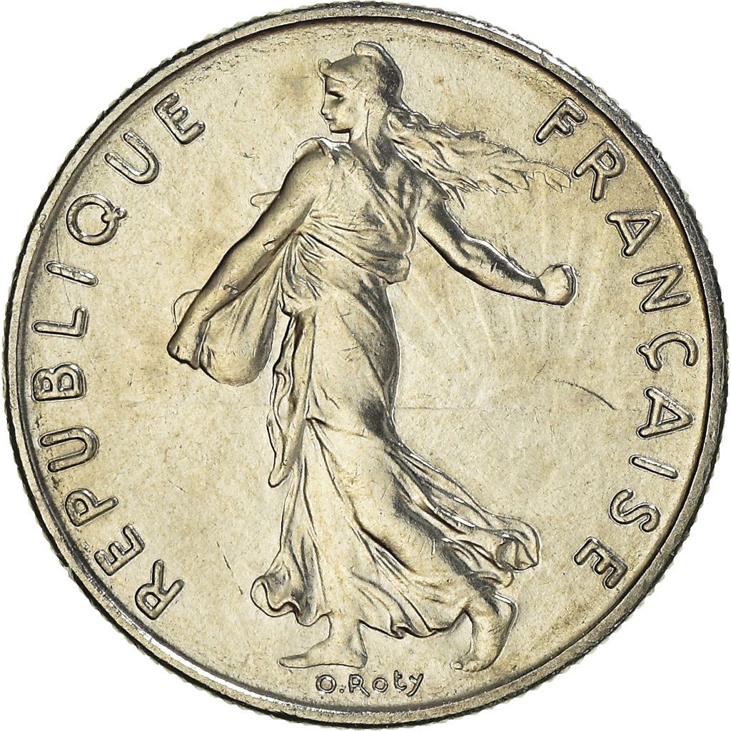 French Coin ½ Franc | signature O. Roty | KM931.1 | France | 1964 - 2001