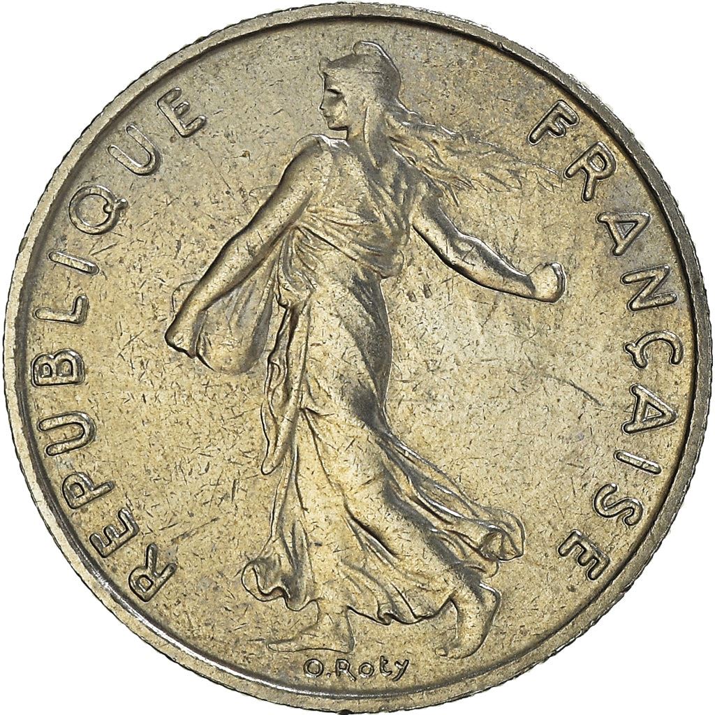 French Coin ½ Franc | signature O. Roty | KM931.1 | France | 1964 - 2001