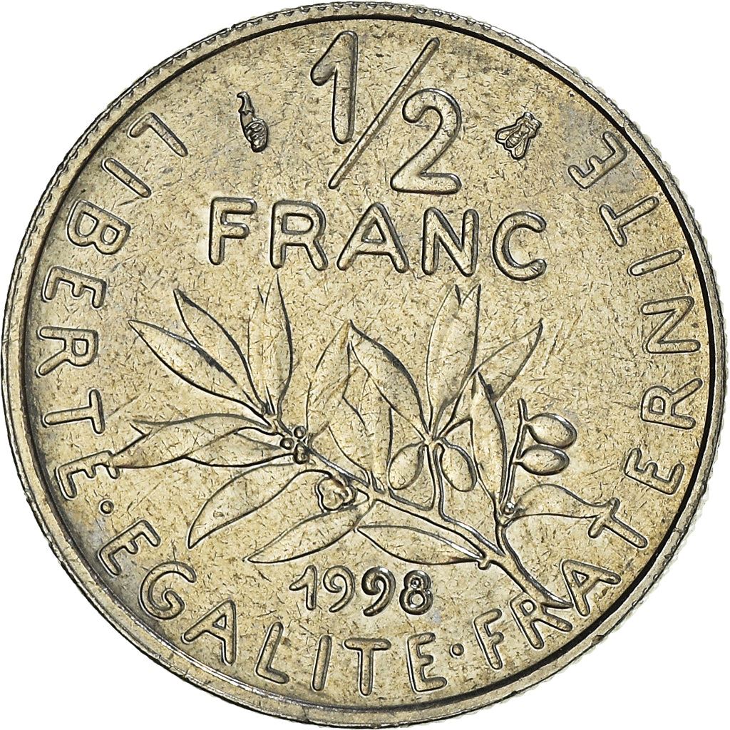 French Coin ½ Franc | signature O. Roty | KM931.1 | France | 1964 - 2001