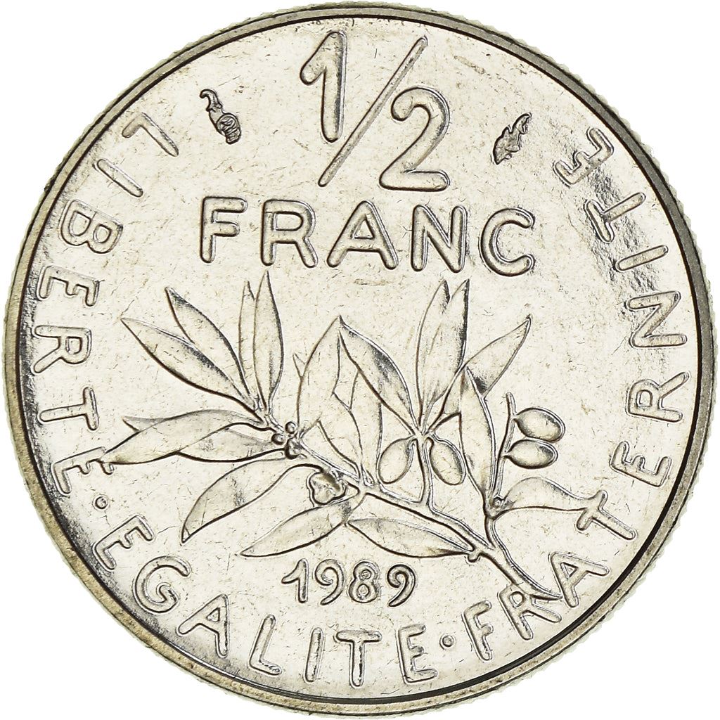 French Coin ½ Franc | signature O. Roty | KM931.1 | France | 1964 - 2001