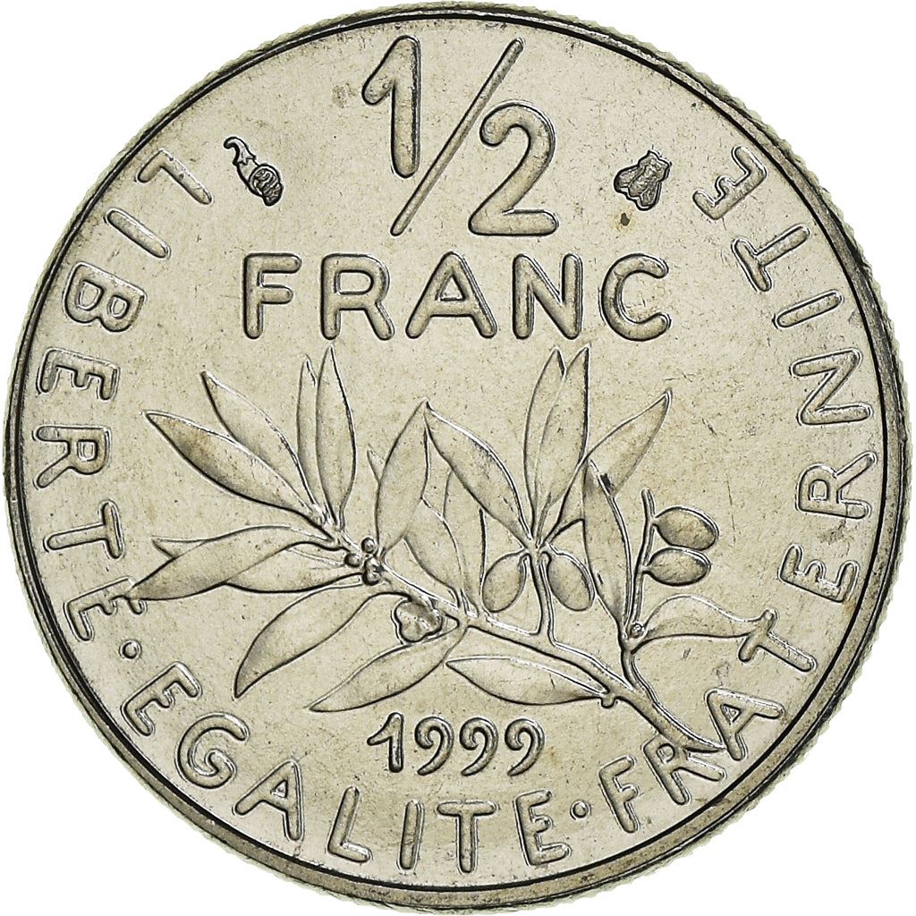 French Coin ½ Franc | signature O. Roty | KM931.1 | France | 1964 - 2001