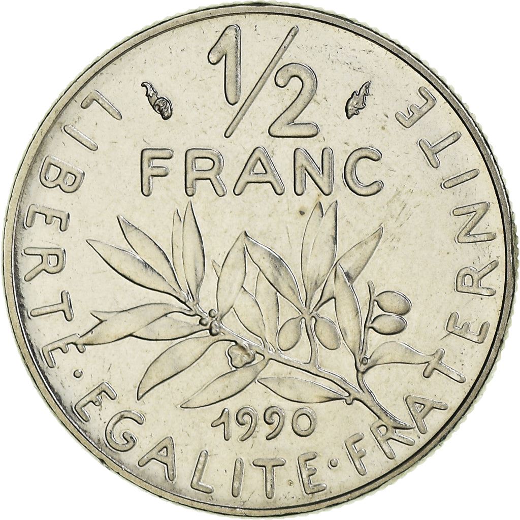 French Coin ½ Franc | signature O. Roty | KM931.1 | France | 1964 - 2001