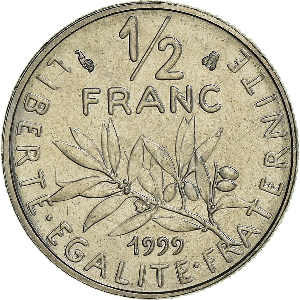 French Coin ½ Franc | signature O. Roty | KM931.1 | France | 1964 - 2001