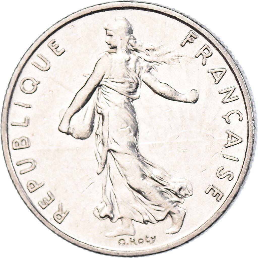 French Coin ½ Franc | signature O. Roty | KM931.1 | France | 1964 - 2001