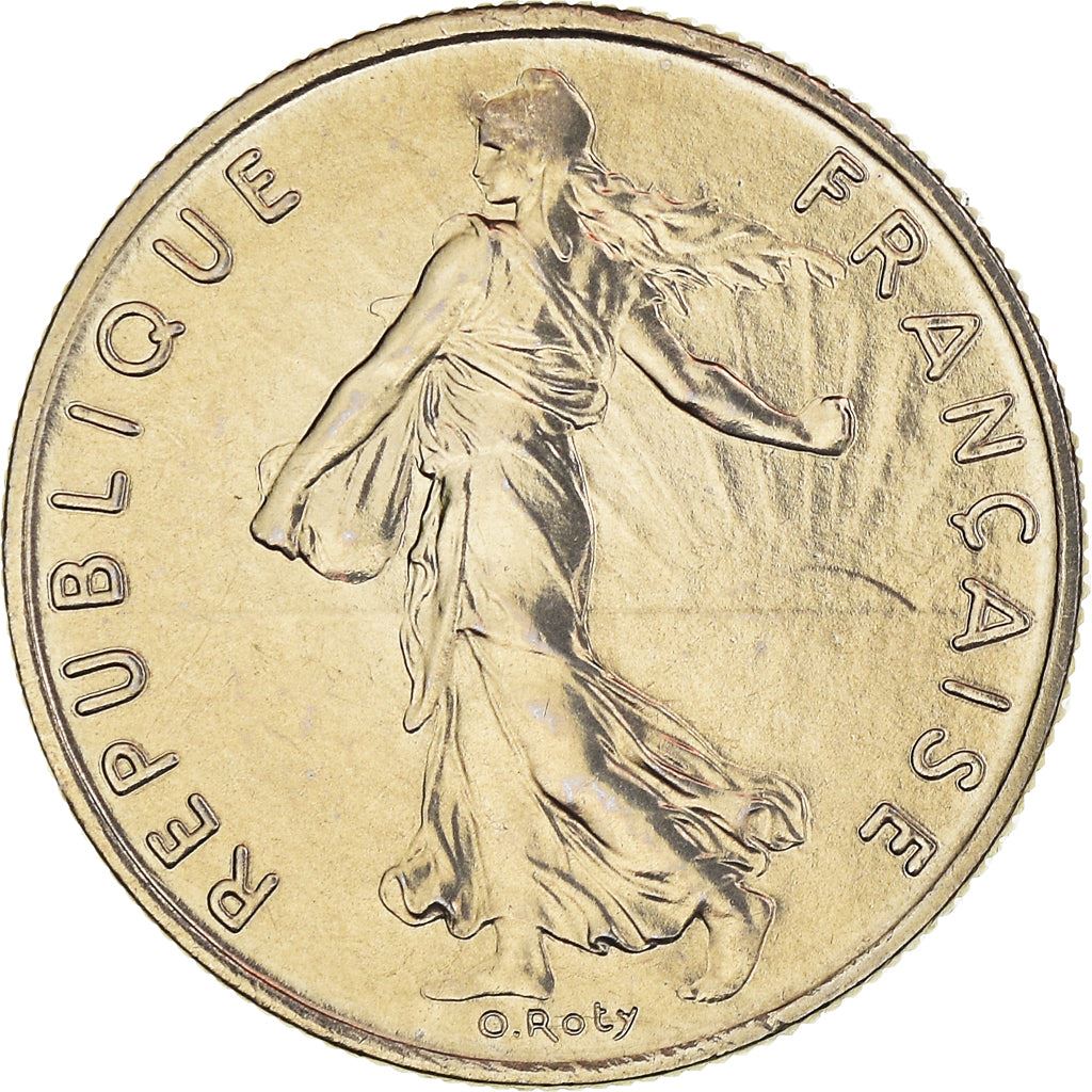 French Coin ½ Franc | signature O. Roty | KM931.1 | France | 1964 - 2001