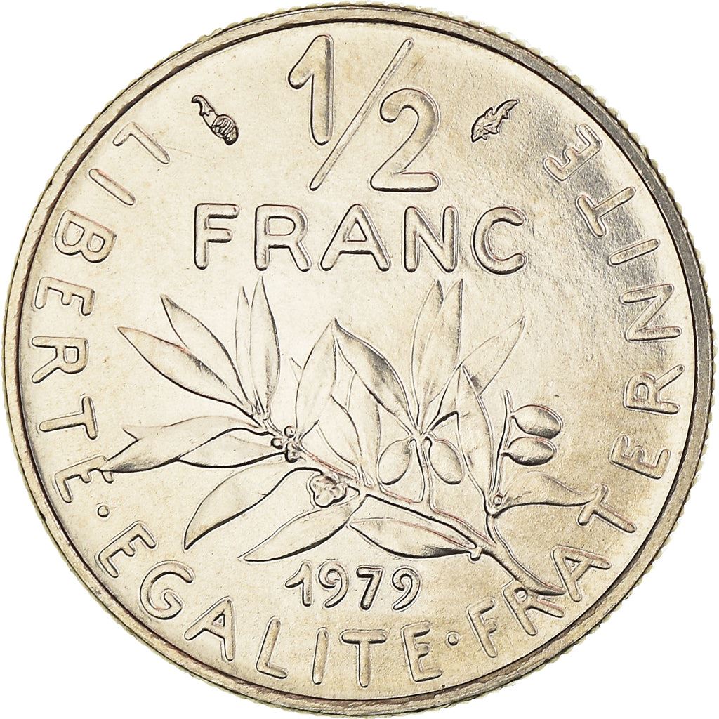 French Coin ½ Franc | signature O. Roty | KM931.1 | France | 1964 - 2001