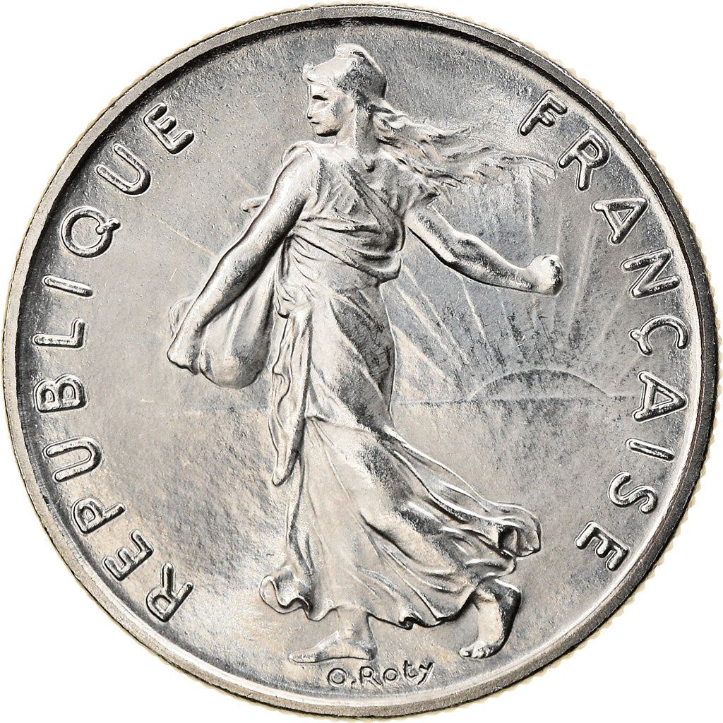 French Coin ½ Franc | signature O. Roty | KM931.1 | France | 1964 - 2001