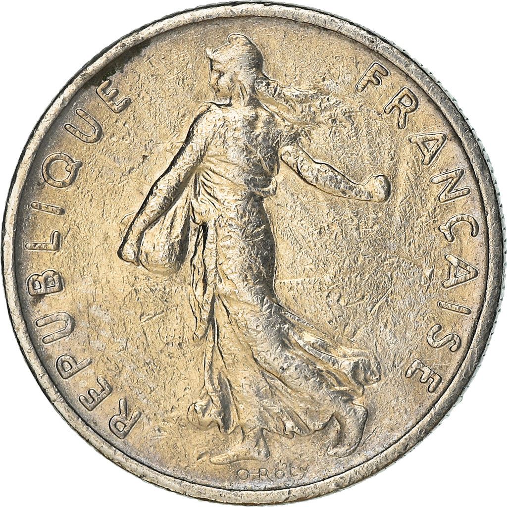 French Coin ½ Franc | signature O. Roty | KM931.1 | France | 1964 - 2001