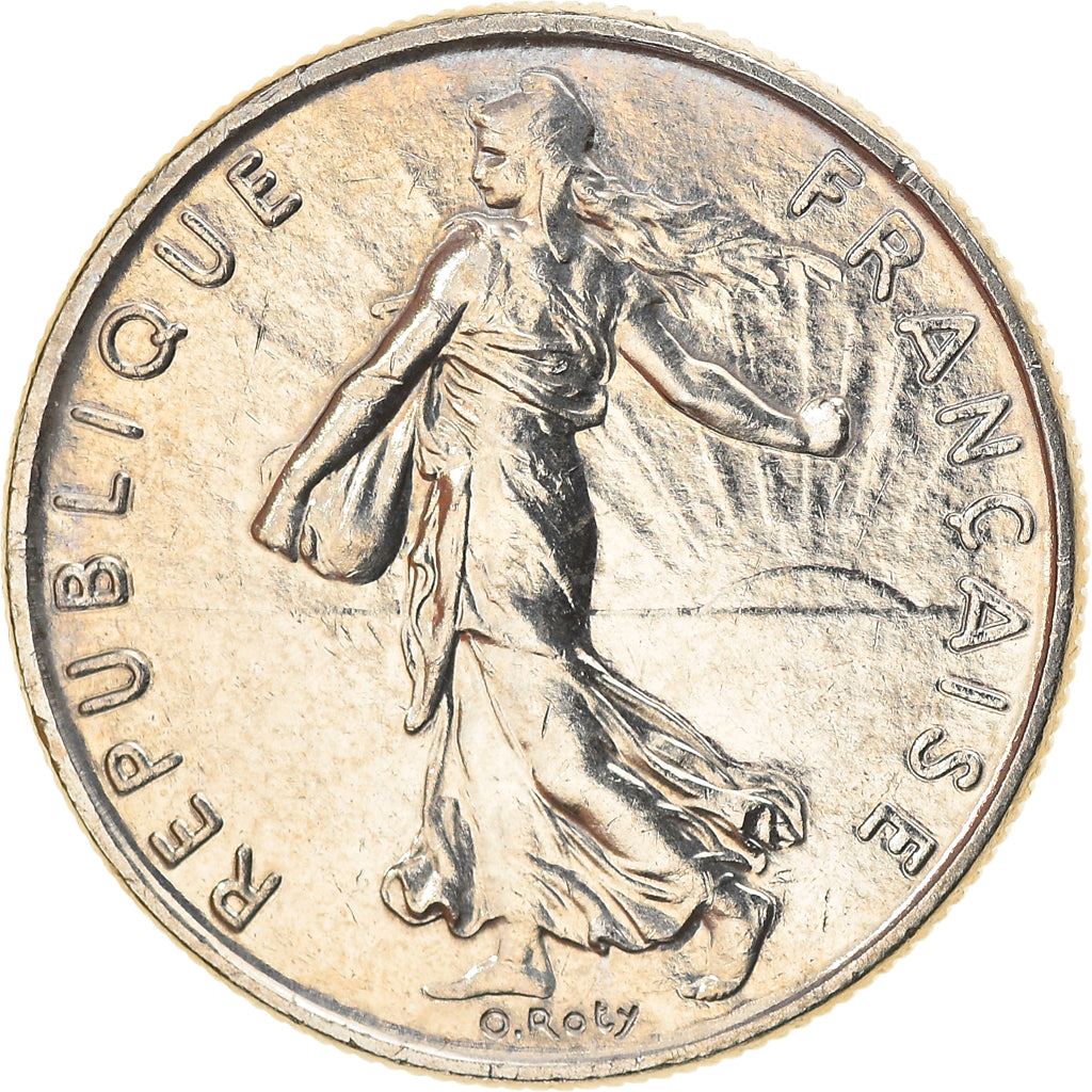 French Coin ½ Franc | signature O. Roty | KM931.1 | France | 1964 - 2001